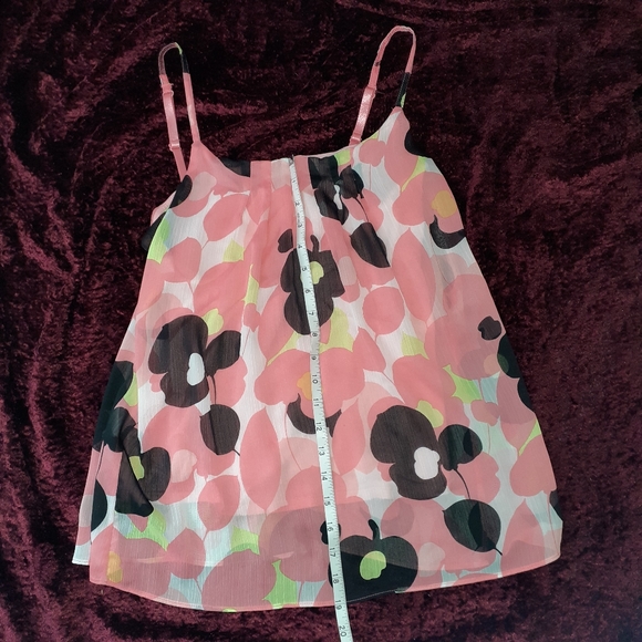 3/$15 NY&CO Spaghetti strap Floral print Top - Picture 6 of 11